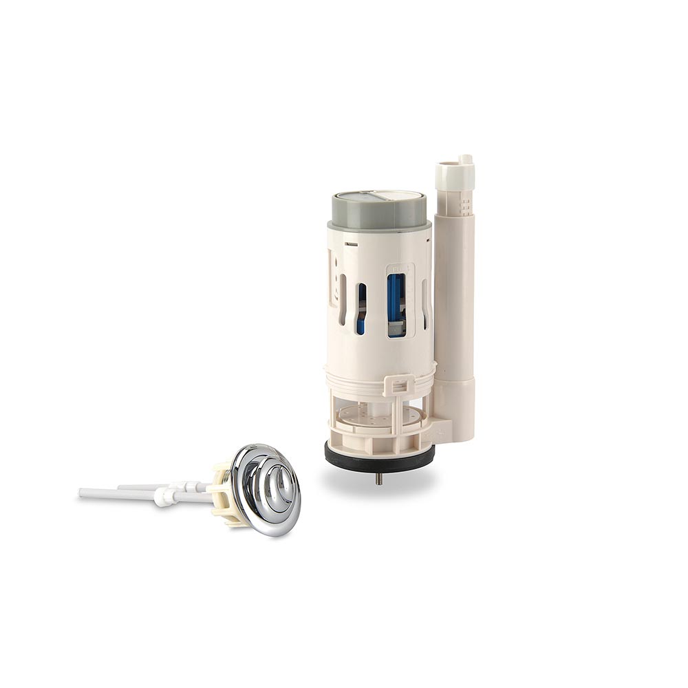 Válvula Dual Coflex para Sanitarios de una Pieza ABS Blanco