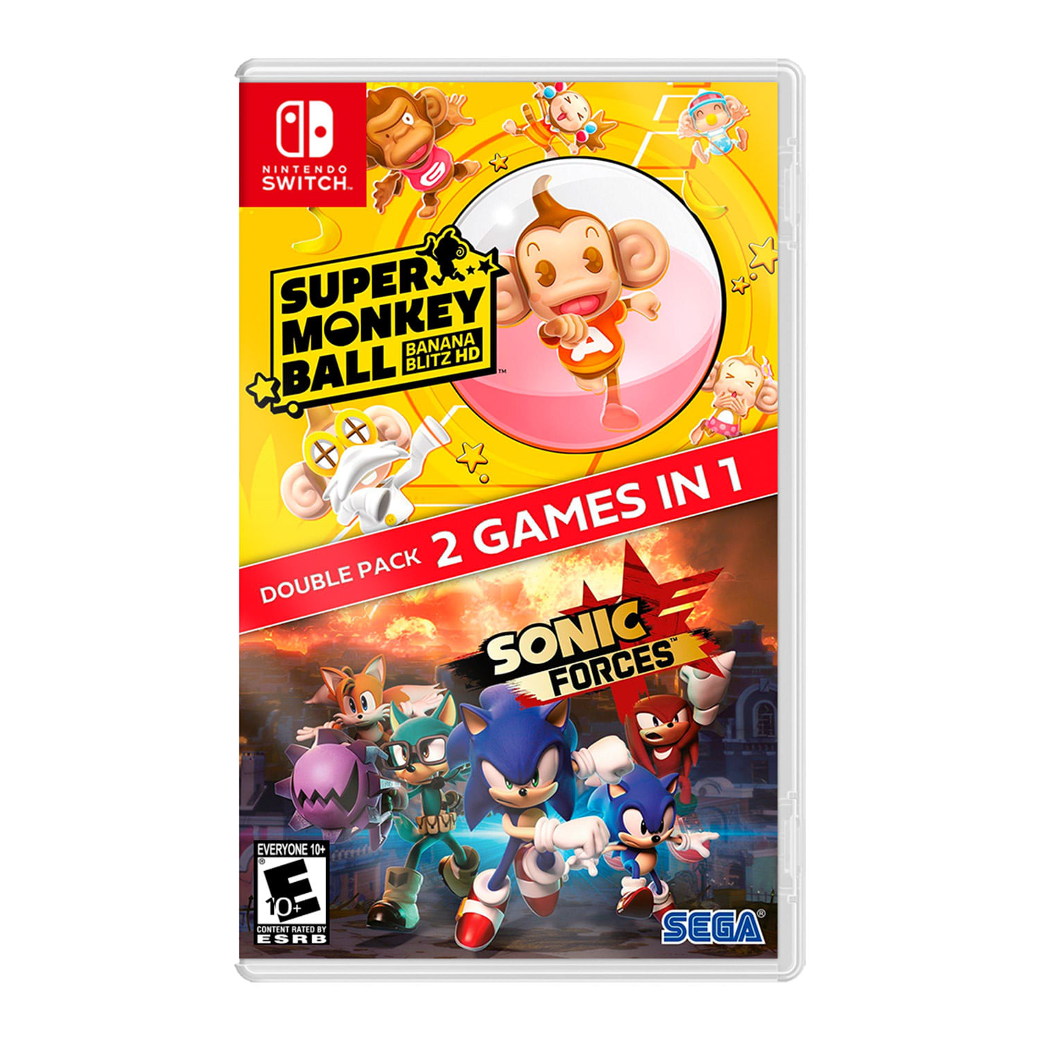 Juego Nintendo Switch Sonic Forces Super Monkey Ball Banana Blitz HD Latam