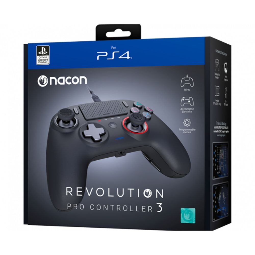Mando PlayStation 4 Nacon Revolution Pro Controller V3 - Promart