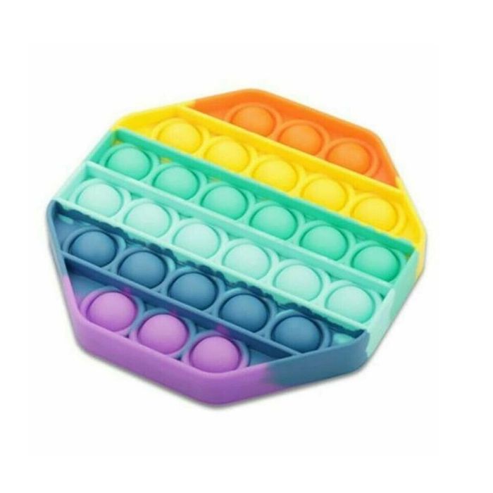 Juguete Burbujas Antiestrés Pop It Hexagonal 20 CM
