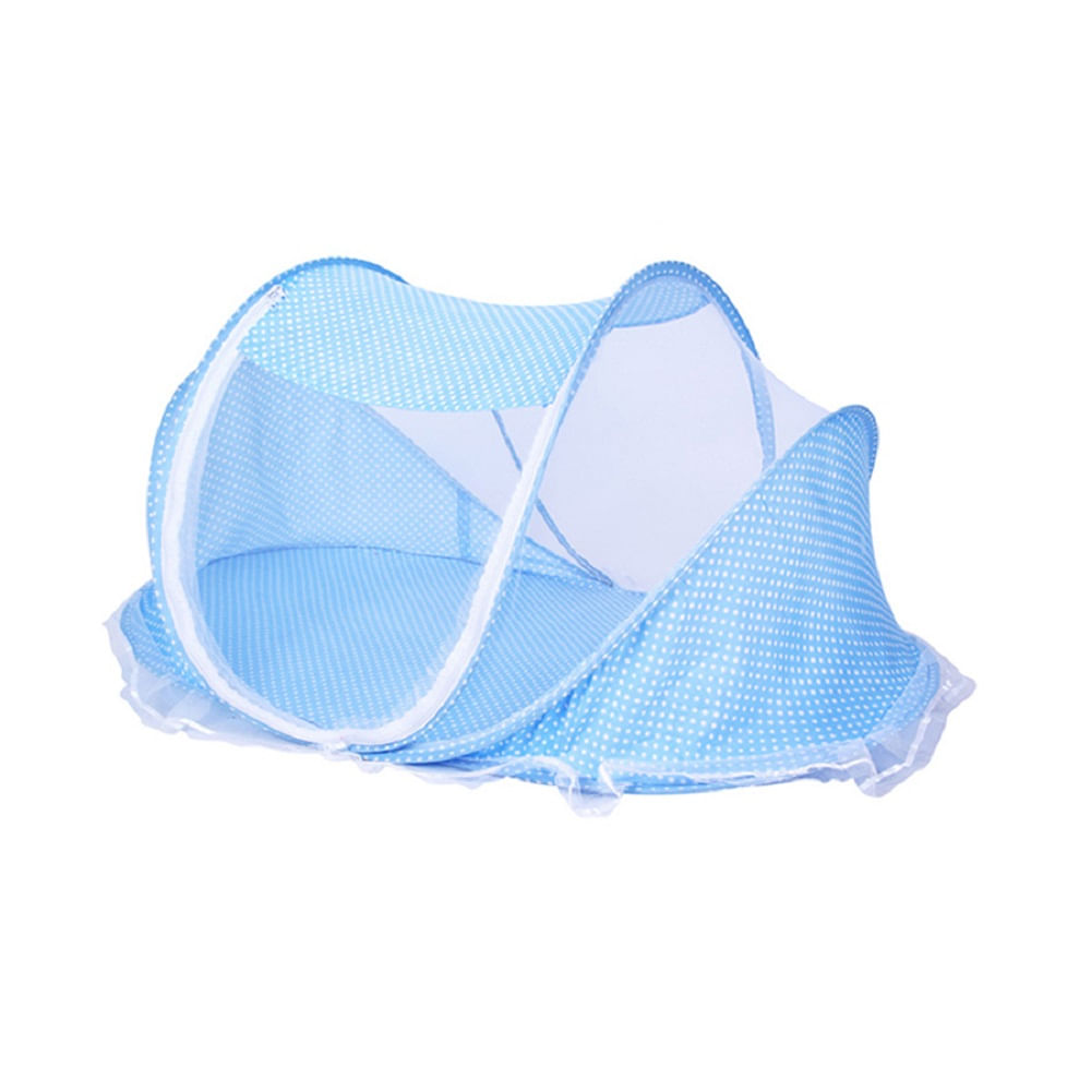 Cuna Mosquitero Portátil para Bebé Celeste
