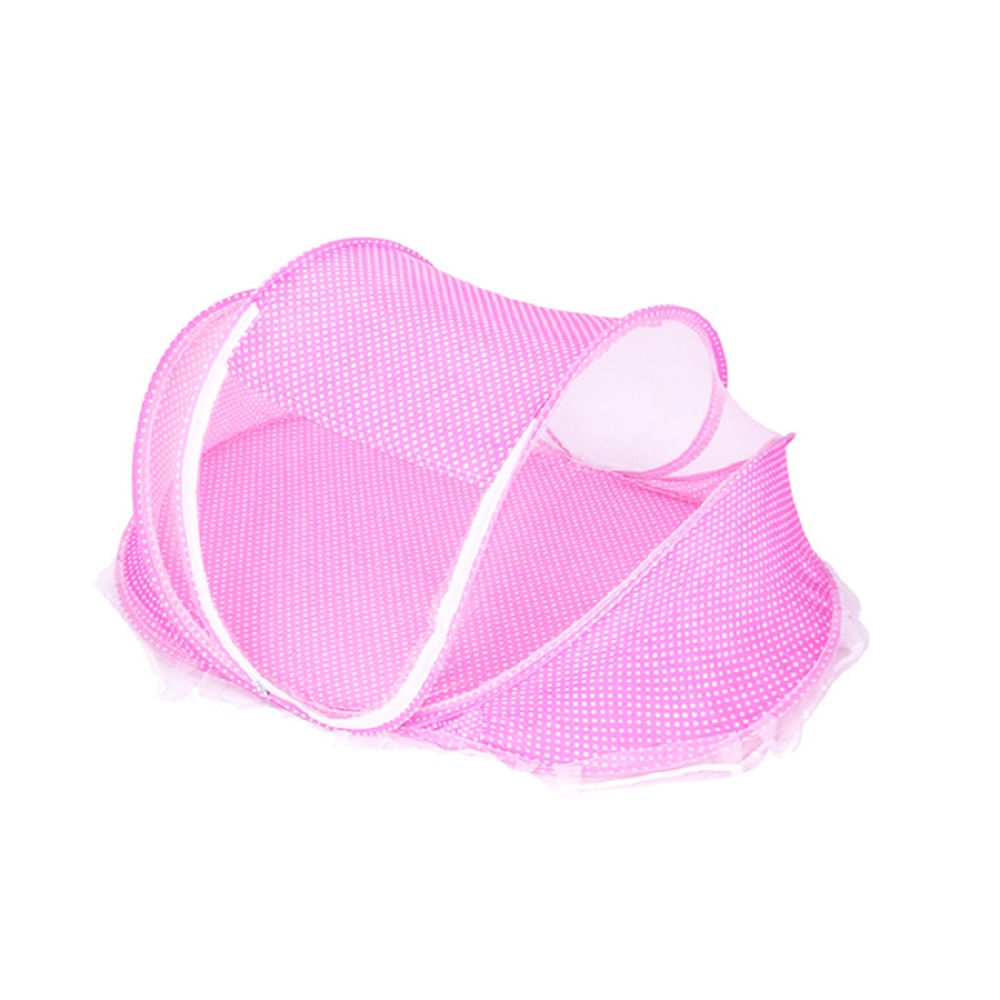 Cuna Mosquitero Portátil para Bebé Rosado