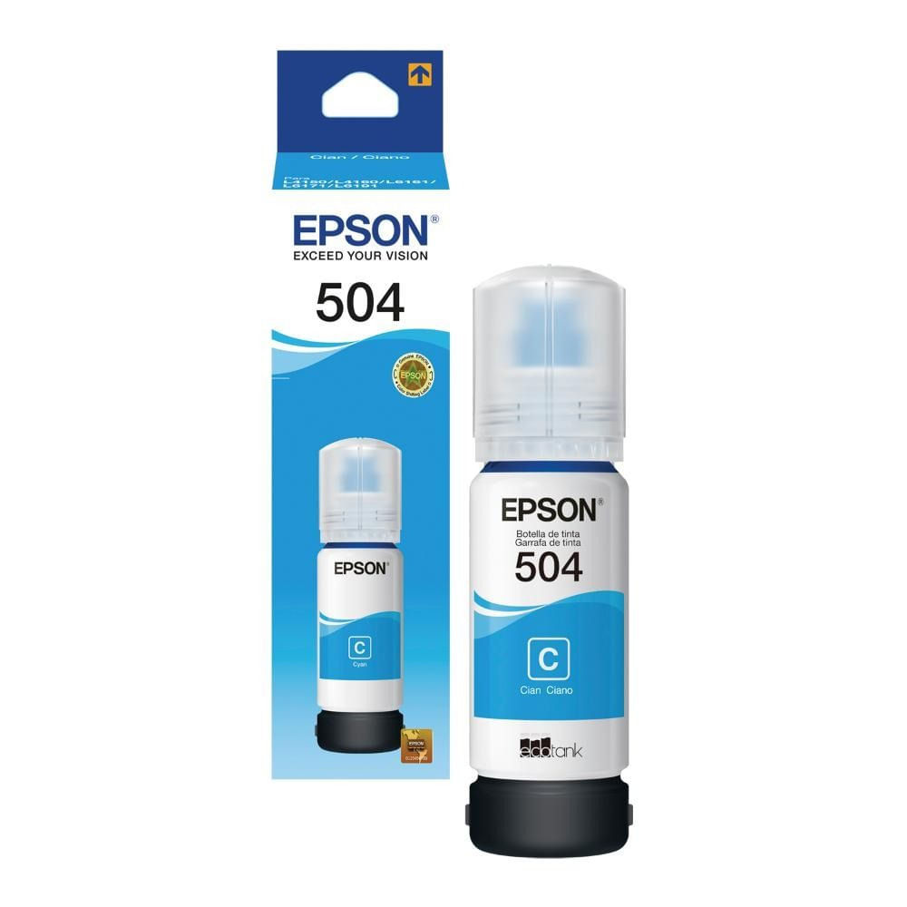 Tinta Epson T504220 Cian L4150/L4160/L6161 - Promart