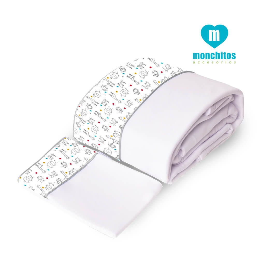 Sabanas Cuna Plomo Animalitos