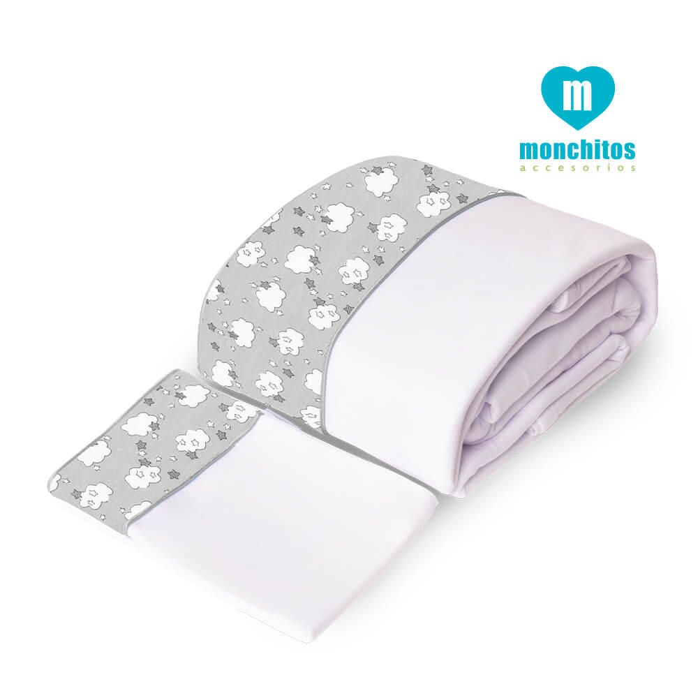 Sabanas Para Cuna Plomo Nubes
