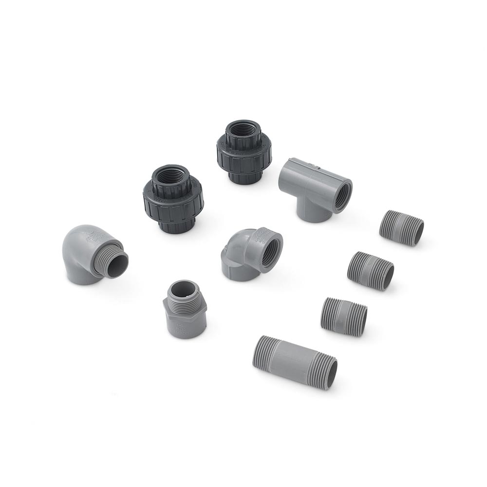 Kit de Instalación de Bomba de Agua Nicoll en PVC Gris