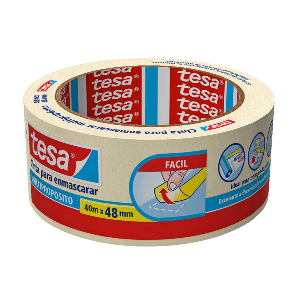 Cinta Masking Tape Multiuso 48mm x 40m Tesa