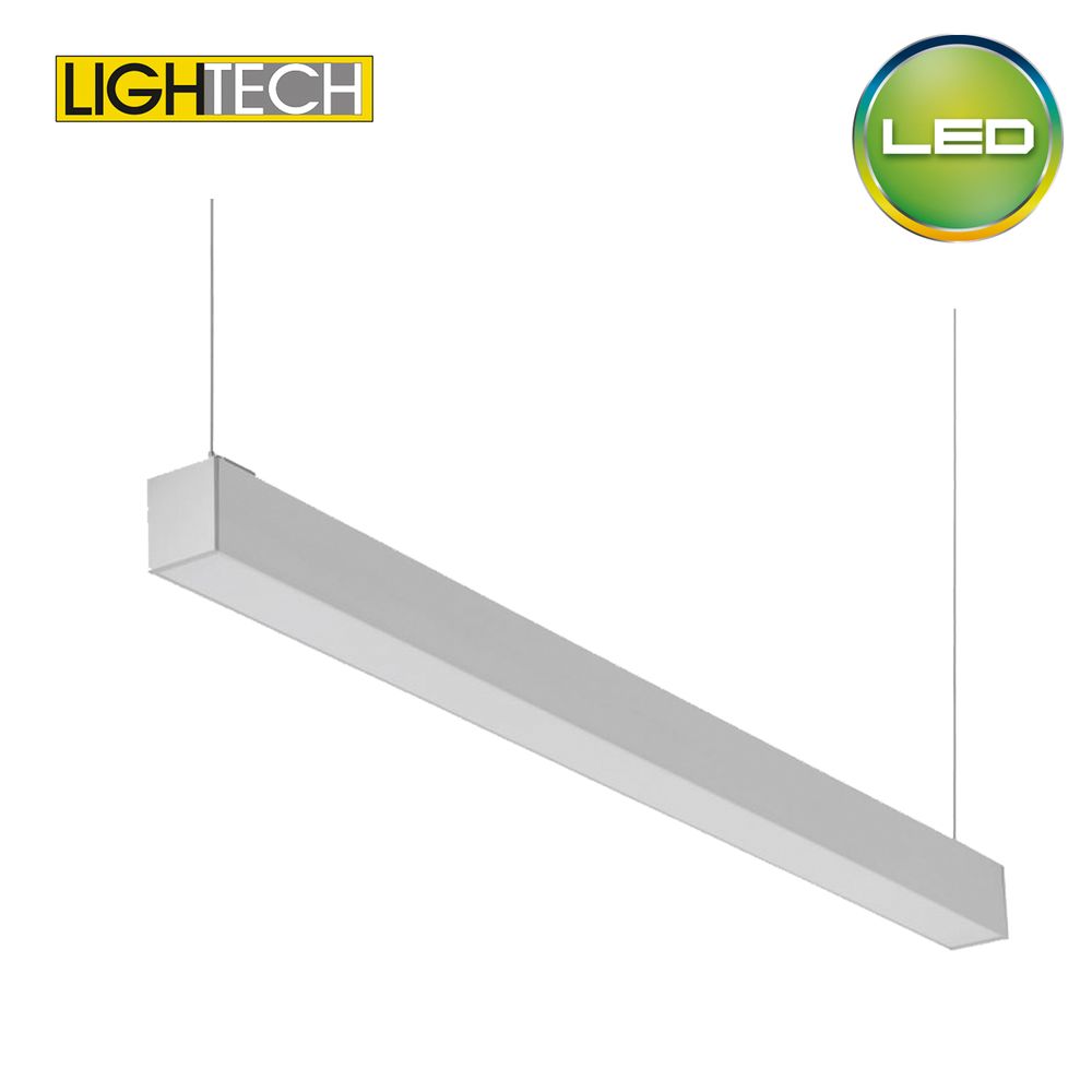 Luminaria suspendida 40W led Silver Luz día Lightech Promart