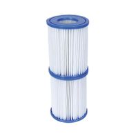 Filtro Bestway de Plástico Cilíndrico Blanco para Piscina