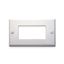 Placa Simple Nylon Blanco