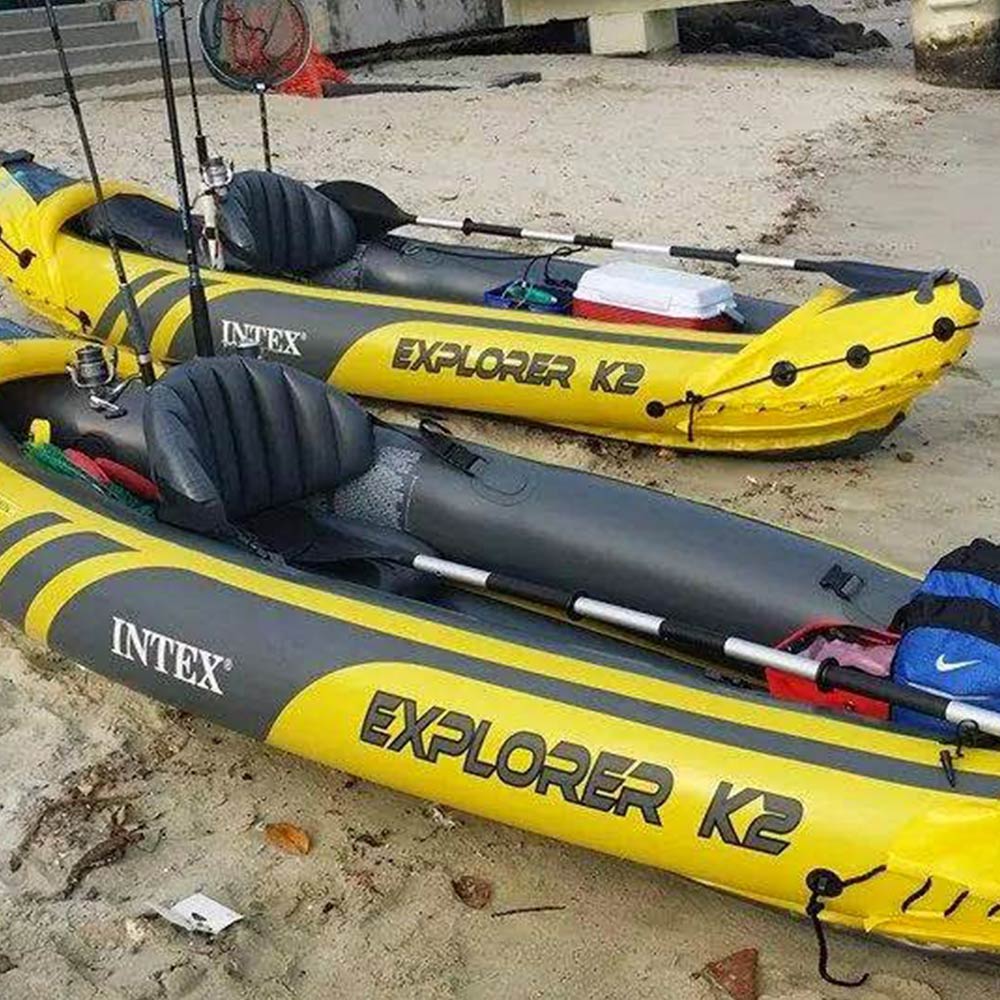 Kayak inflable Explorer K2 312x91x51cm Promart