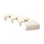 Protector de cantos acolchado blanco x4u