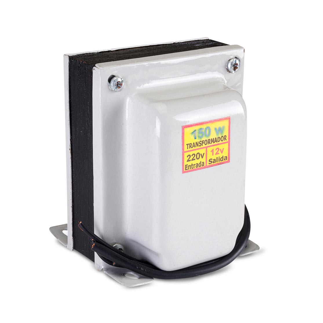 Transformador Nacional Modelo 600015 de 150W 12V en Acero Inoxidable