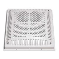 Rejilla Hayward Modelo WG1032PAK2 ABS de 12x12 Pulgadas