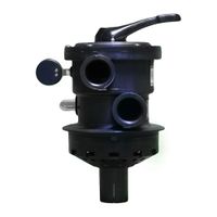Válvula Hayward Modelo SP714A de Plástico Negro Juego de 2 Piezas