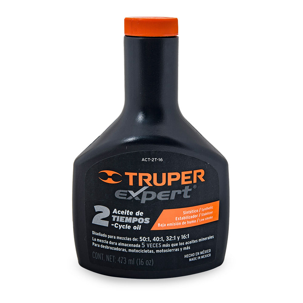 Aceite Sintético Dos Tiempos Truper 16 onzas