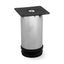 Base redonda para mueble cromada 50x100mm