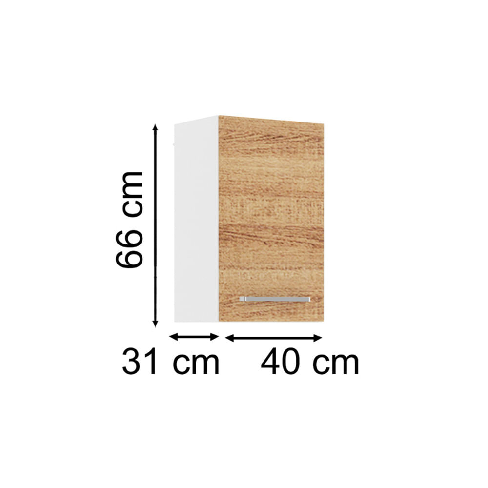 Módulo alto de cocina 40cm Avellana - Promart