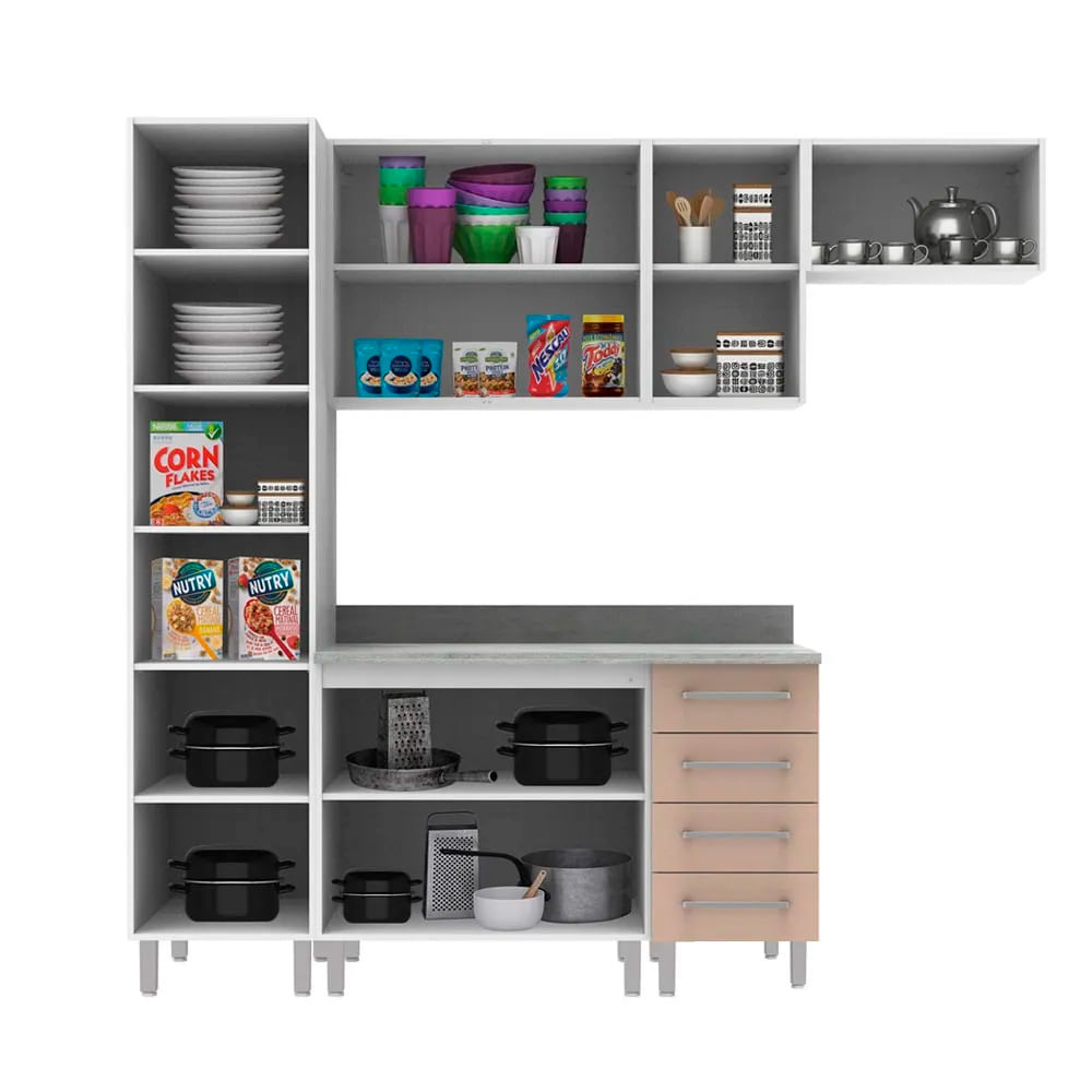 COMBO Muebles de cocina modulares 2.25 metros Mercurio - Promart