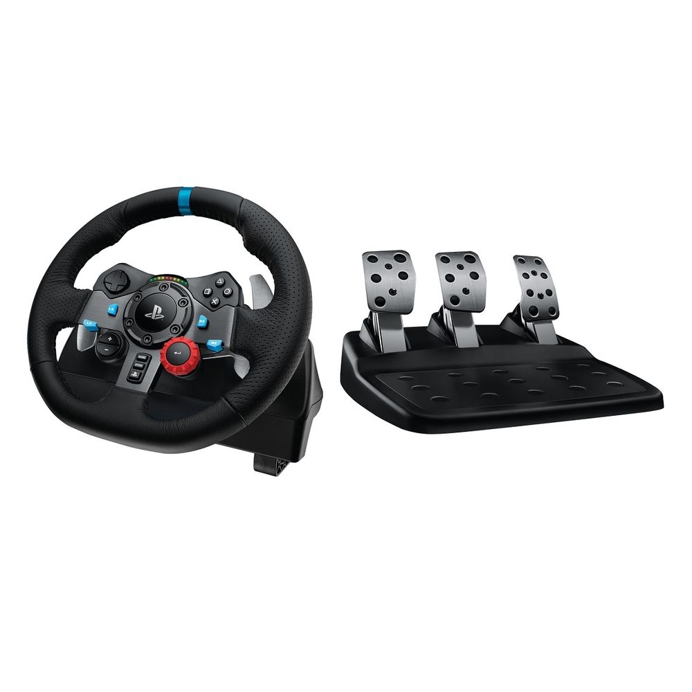 Logitech Pack G923 Volante y Pedales para PS4/PS5/PC + Driving Force Shifter