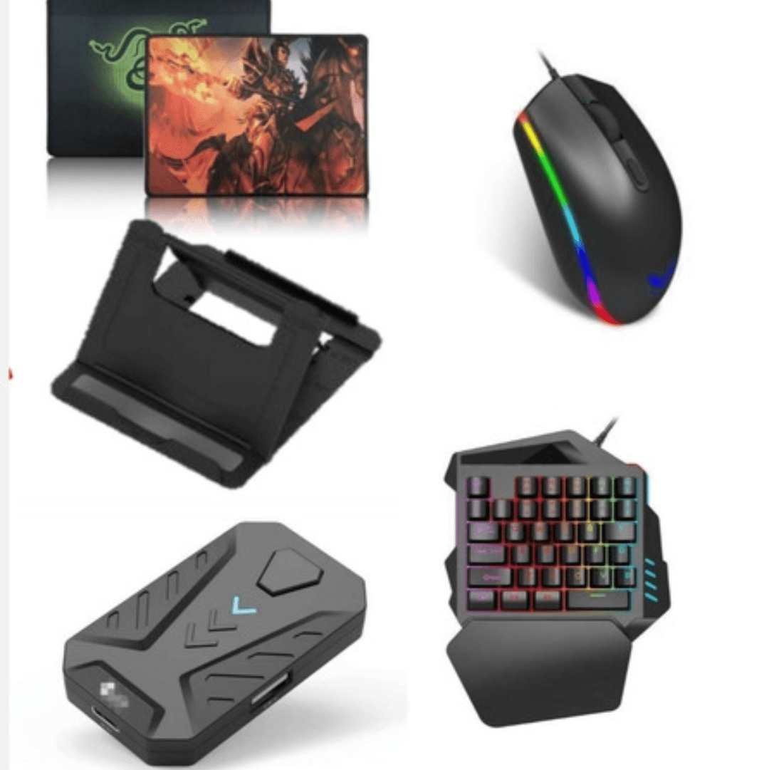 Teclado Mouse Gamer para Celular Bluetooth - RGB KIT GAMER 5 | Knasta Perú