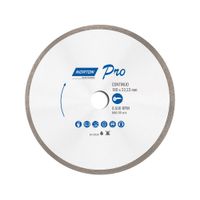 Disco de Corte Diamantado Continuo Norton Pro 7''x7/8'' Plata