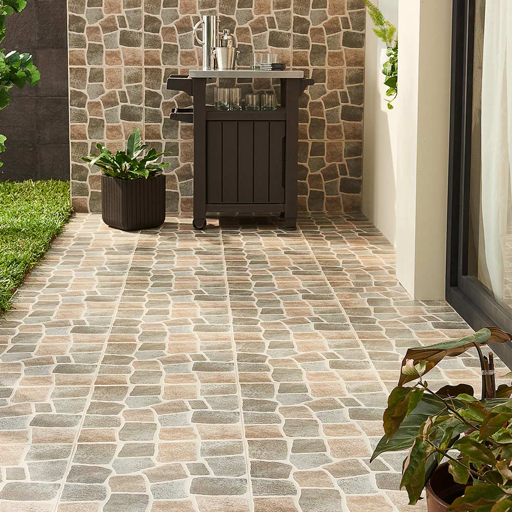 Piso Cerámico Piedra Laja Gris 45x45 cm Caja 2.03m2 Promart Piso Cerámico Piedra Laja Gris 45x45 cm Caja 2.03m2 Promart