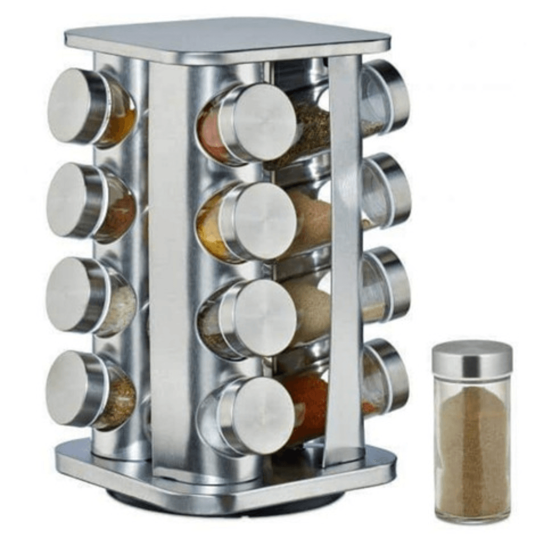 Condimentero Giratorio de 16 Piezas