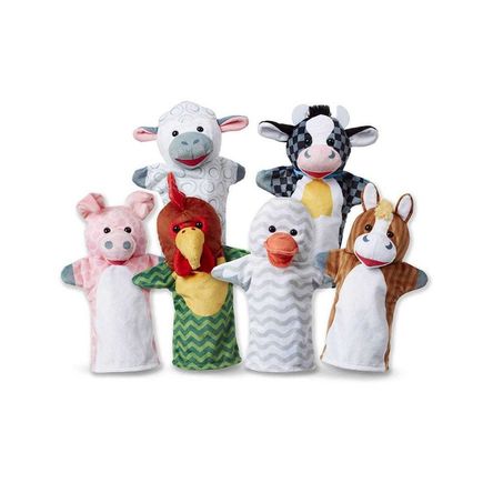 Títeres Mano 6 Unidades De Granja Títeres Mano 6 Unidades De Granja