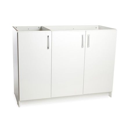 Mueble para cocina bajo lavadero 120 cm Blanco - Promart