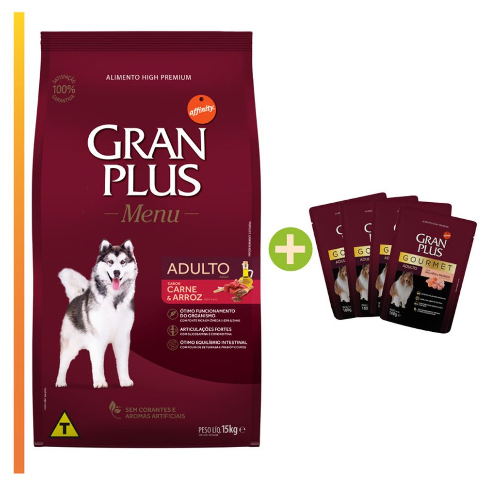 Gran Plus Menú Perro Adulto Carne Y Arroz X 15 Kg - Promart