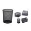 Set de organizadores para oficina Negro 5 piezas