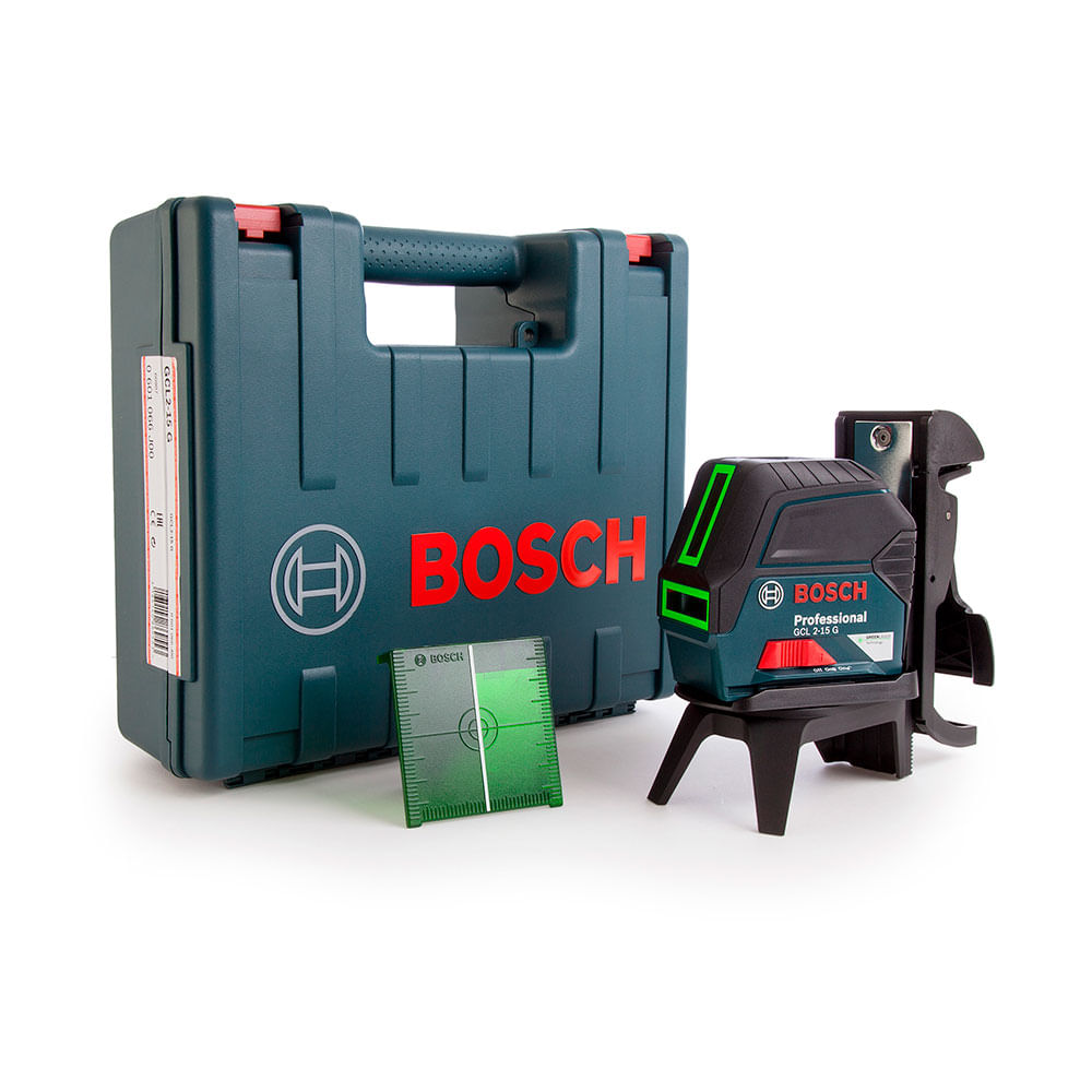 Bosch- GCL 2-15G + Base + Soporte + Maletín