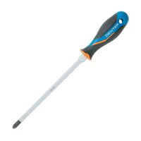 Desarmador Dexter PH3 de Acero Cromado con Mango Azul de 20 cm