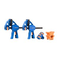 Set de Prensas de Barra Dexter x 2 Unidades Hierro Azul