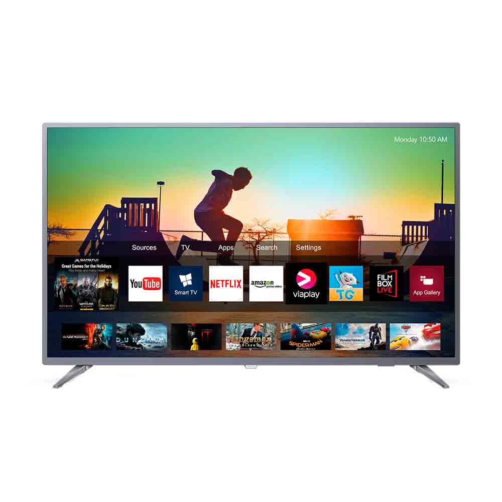 Телевизор 50 kivi 50u710kb uhd 4k smart tv google android tv 9 hdr голосовое управление