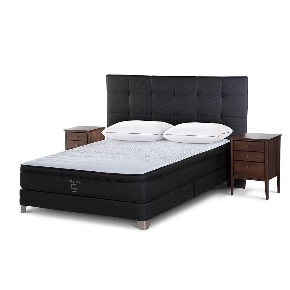 Set Cama Tempo Issey Grafico King + 2 Almohadas