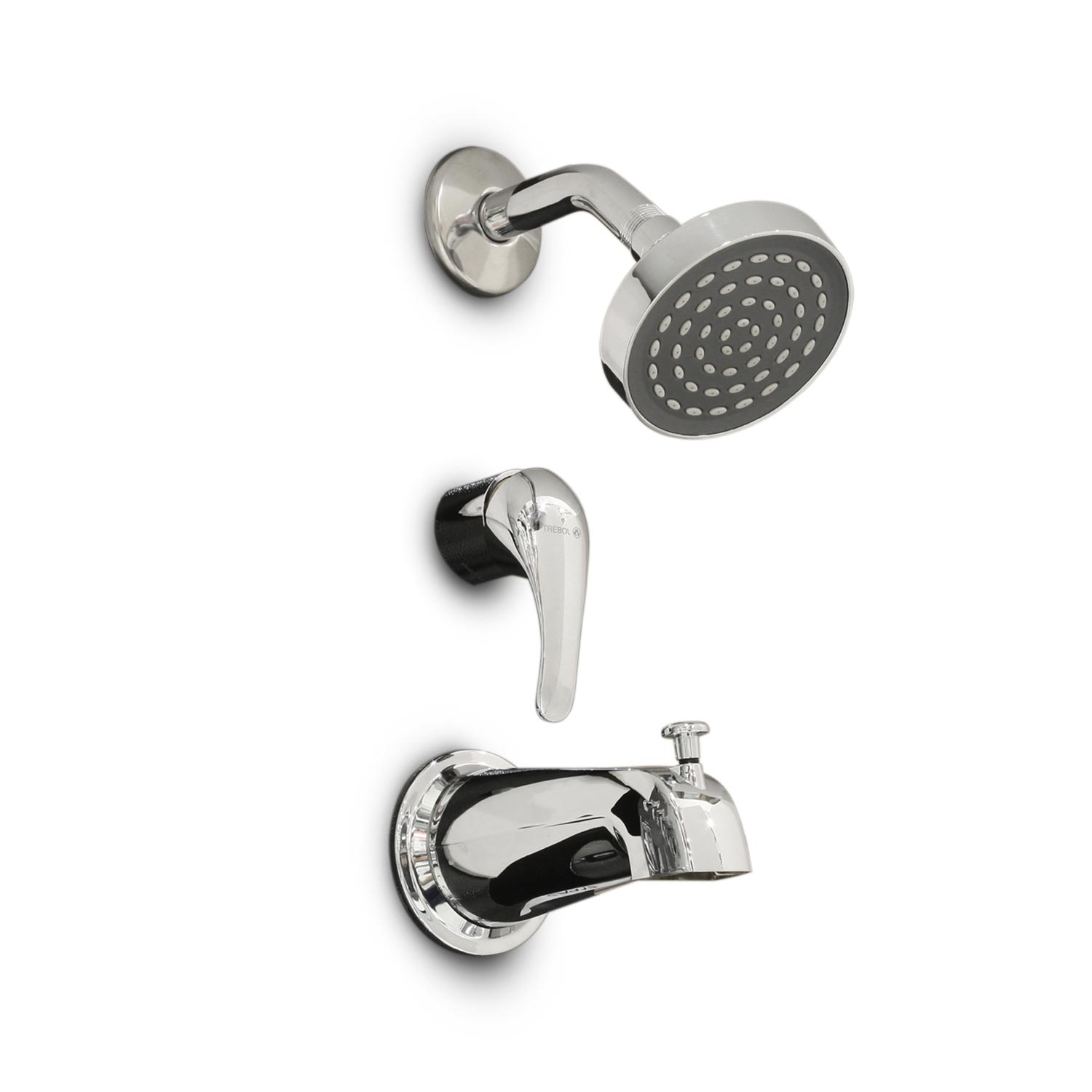 Mezcladora de ducha-tina Serene con rociador Trebol