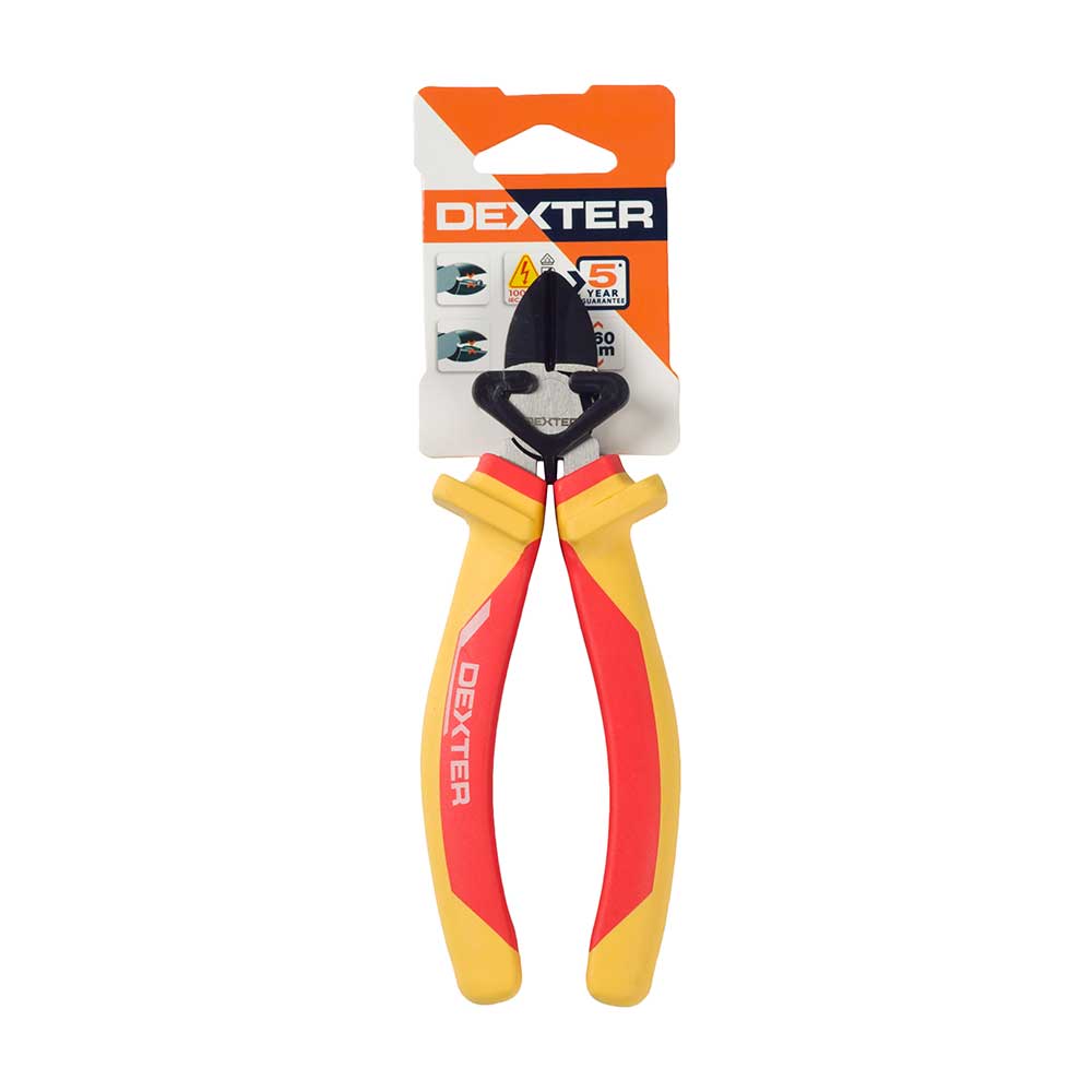 Alicate de Corte Diagonal Dexter 160mm Amarillo