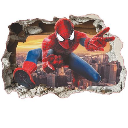 Pegatinas de Spiderman Decoración de Pared Muebles Mod. A - Promart