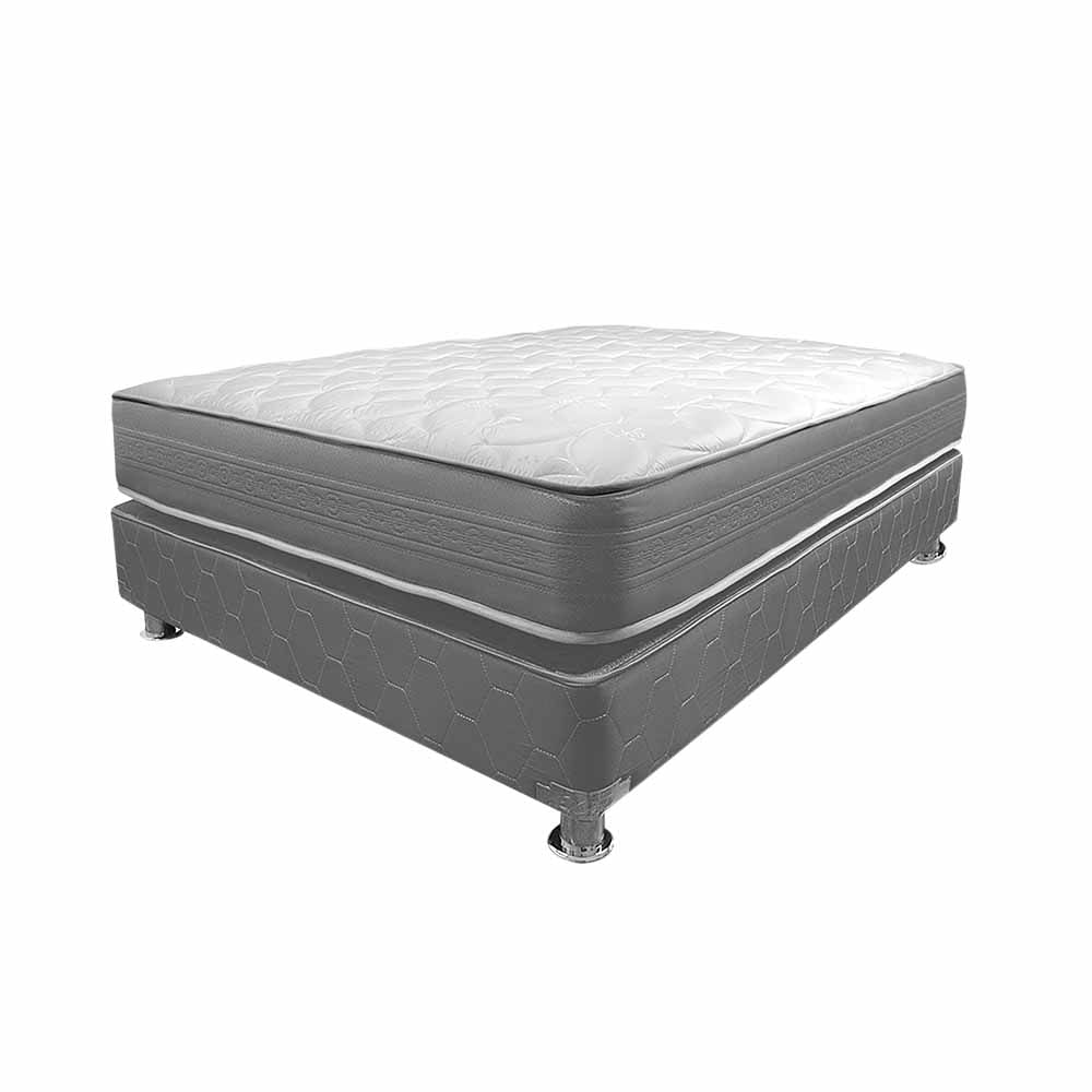 Conjunto Box Tarima CISNE Force 2 Plazas + 2 Almohadas de Fibra