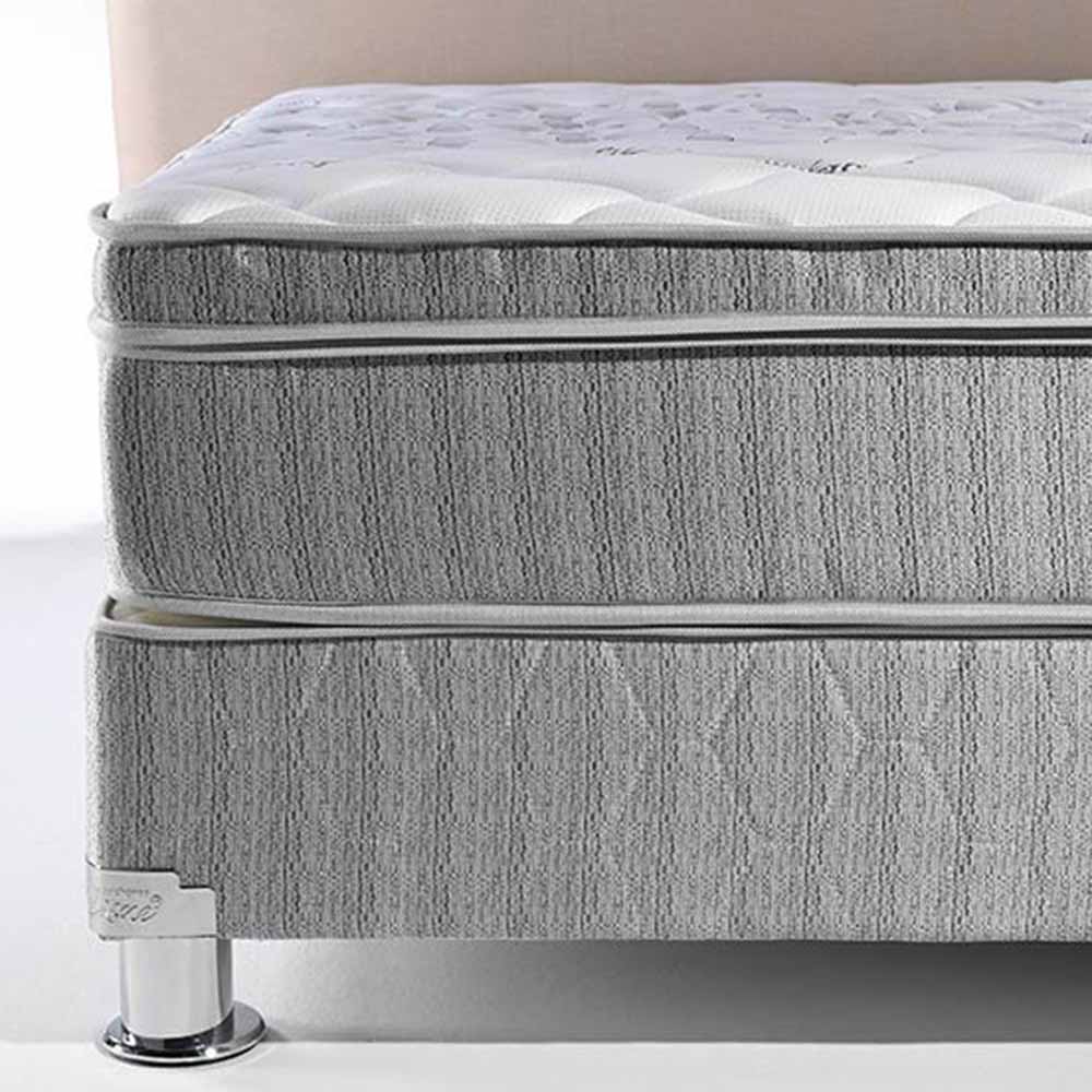 Conjunto Box Tarima CISNE Dynamic 1.5 Plazas + 1 Almohada de Fibra + Protector