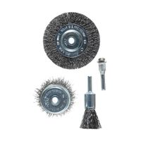 Cepillos Metálicos Circulares KWB Modelo 597500 de Acero Juego x4u