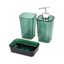 Set para baño Verde Ciudades x3 piezas