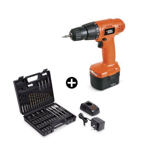 COMBO Taladro Inal mbrico 12V Set De 50 Piezas
