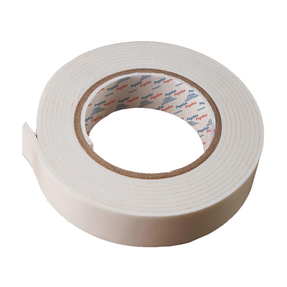 Cinta Doble Contacto Pegafan 25mm x 10m Blanco