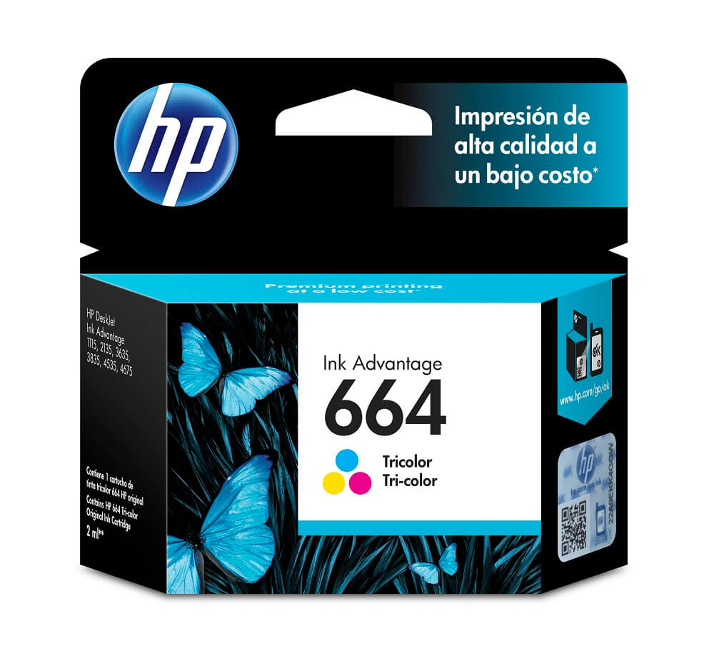 Tinta HP F6V28AL Tricolor