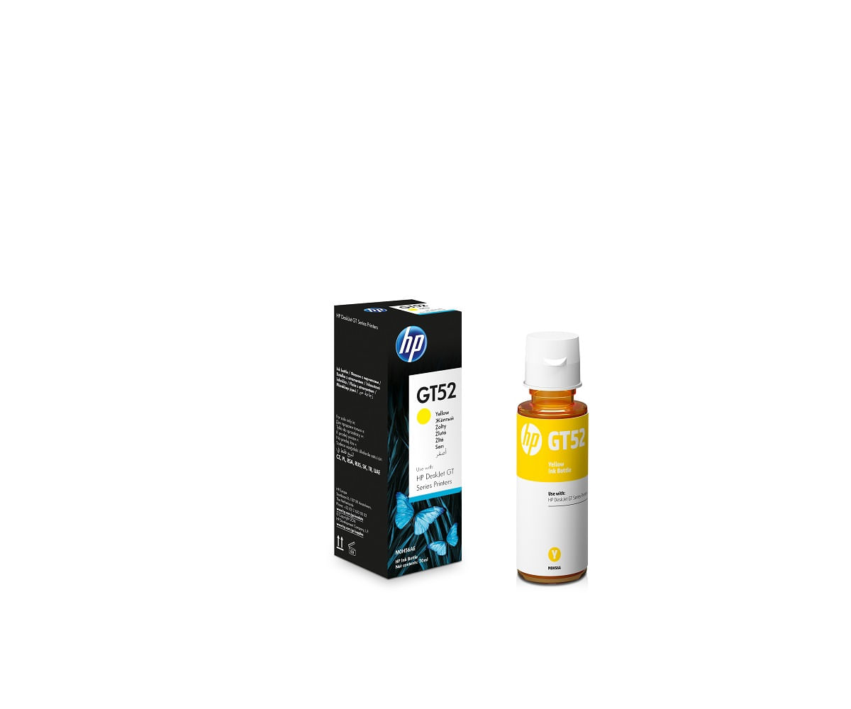 Botella de Tinta HP GT52 Amarillo