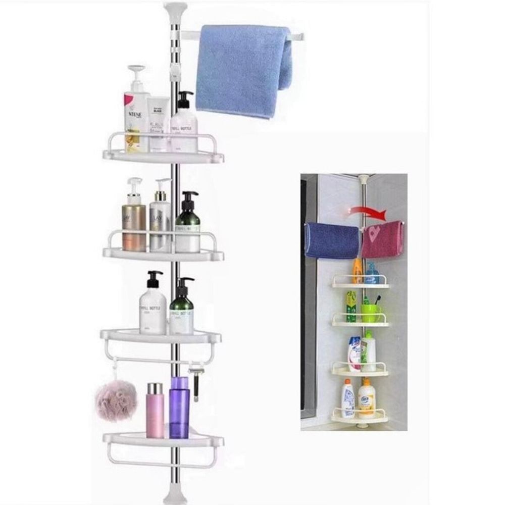 Mystozer - Organizador De Ducha Esquinera De 4 Niveles Para El Piso De, , large
