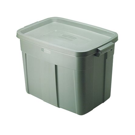 Contenedor plástico para almacenamiento Acero/Gris 68.13 litros - Promart